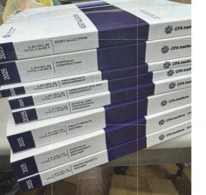 2025 CFA L3官方書,封面彩色,內頁黑白
